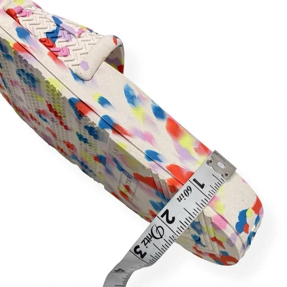 Hunter Original Marble Slide Lightweight Sandals Womens Sz 8 Shaded White EUC - Picture 11 of 12